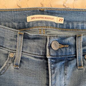 Levi's Blue Denim Bootcut Jeans